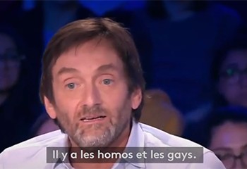 "Il y a les homos et les gays" : les propos de Pierre Palmade font polémique
