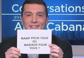 Plutôt Manif pour tous que mariage pour tous : Jordan Bardella, favori pour être tête de liste du RN aux européennes