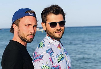 Christophe Beaugrand et son mari bientôt papas