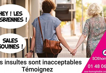 SOS Homophobie lance un appel à témoignages des femmes victimes de lesbophobie, biphobie et transphobie