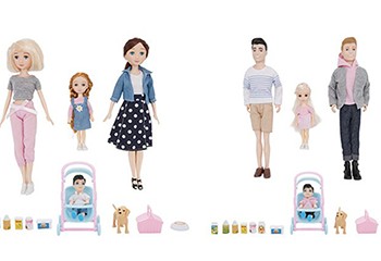Une gamme de poupées homoparentales lancée en Australie par Kmart