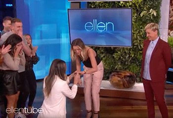 Un couple de femmes se fiance sur le plateau de Ellen DeGeneres