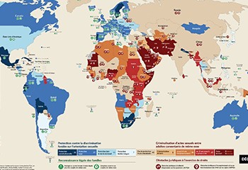 Lois sur l'orientation sexuelle : des progrès mais 69 pays criminalisent toujours les relations de même sexe