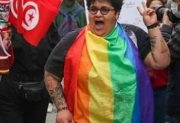 Tunisie Manifestation pour la libération d’une militante LGBT incarcérée