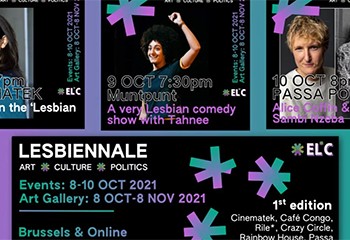 L'art lesbien s'expose à Bruxelles avec la première édition de la Lesbiennale