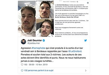 Blacklist » Bordeaux : triple agression homophobe